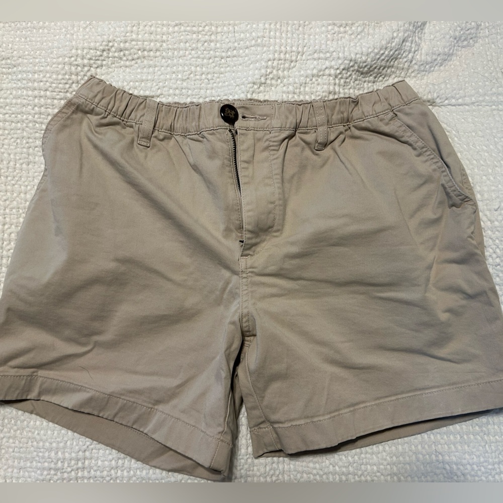 Chubbies shorts khakinators- flex, size large, khaki color. 5.5” inseam.